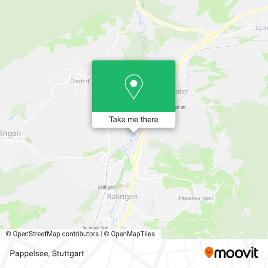 Pappelsee map