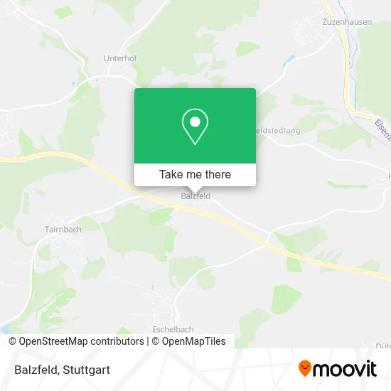 Balzfeld map