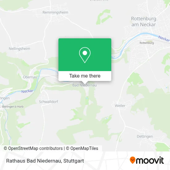 Rathaus Bad Niedernau map