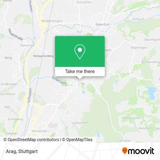 Arag map