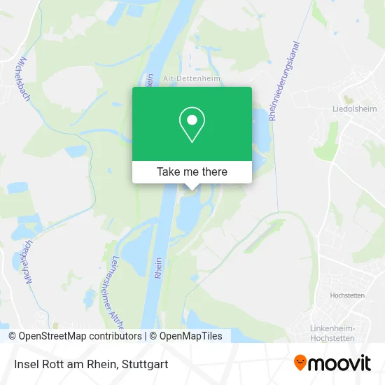 Insel Rott am Rhein map