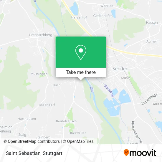 Sankt Sebastian map