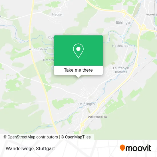Wanderwege map