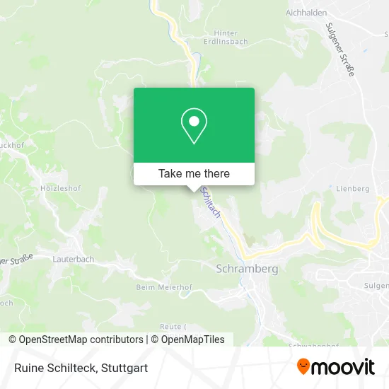 Ruine Schilteck map