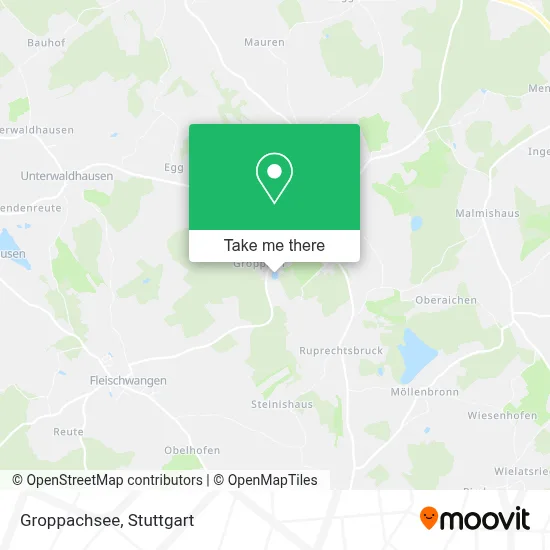 Groppachsee map