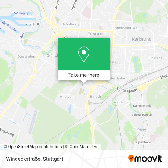 Windeckstraße map