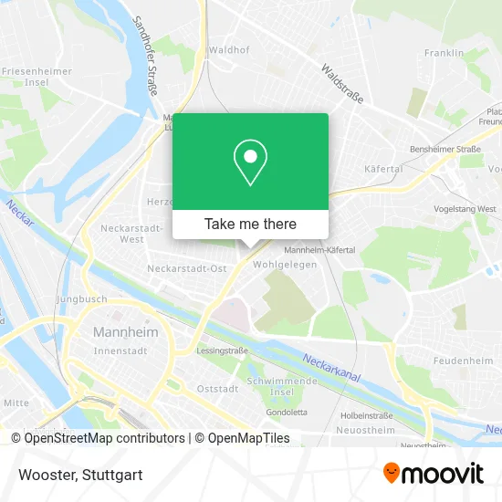 Wooster map