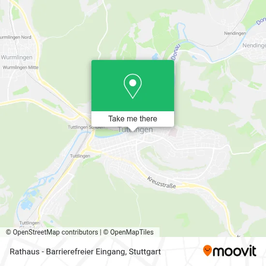 Rathaus - Barrierefreier Eingang map