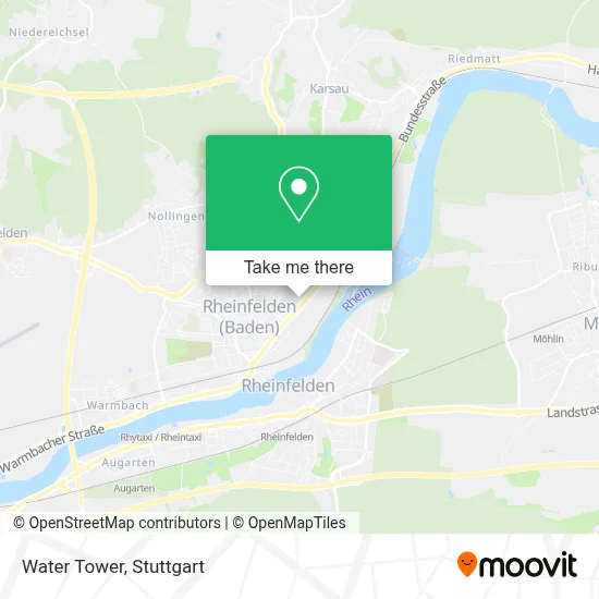 Wasserturm map