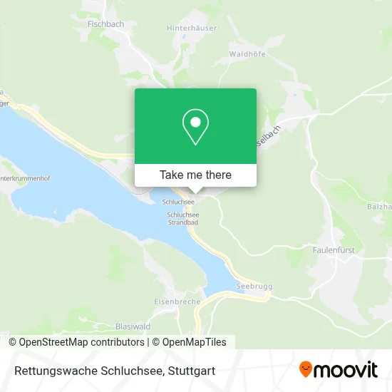 Rettungswache Schluchsee map
