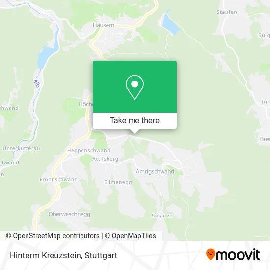 Hinterm Kreuzstein map