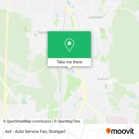 Asf - Auto Service Fair map