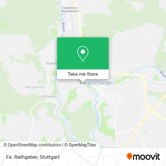 Fa. Rathgeber map