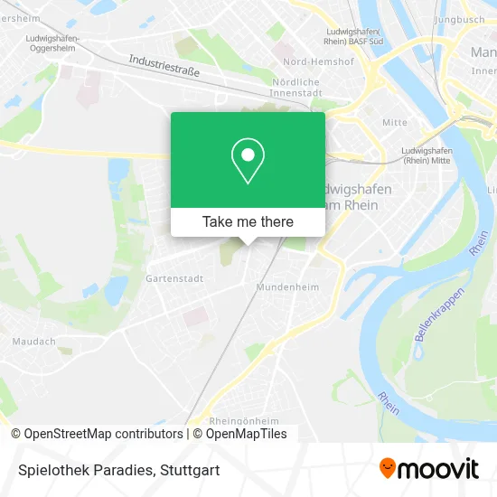 Spielothek Paradies map