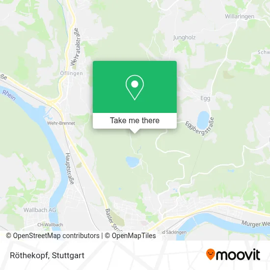 Röthekopf map