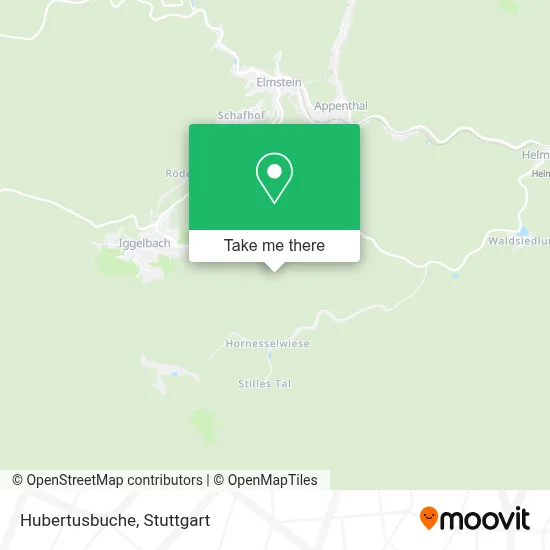 Hubertusbuche map