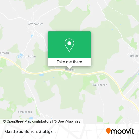 Gasthaus Burren map