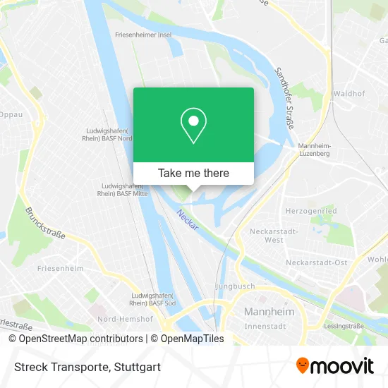 Streck Transporte map