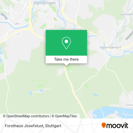 Forsthaus Josefslust map