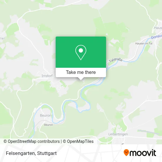 Felsengarten map