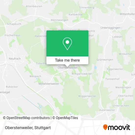 Oberstenweiler map