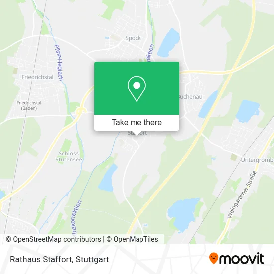 Rathaus Staffort map