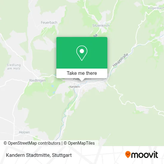 Kandern Stadtmitte map