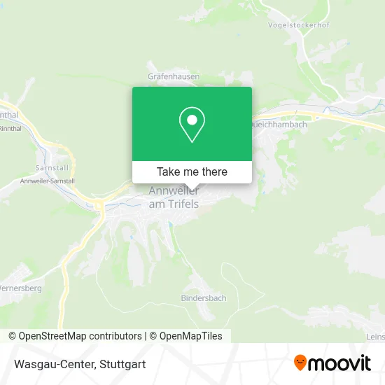 Wasgau-Center map
