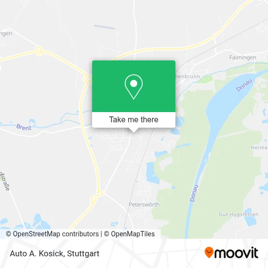 Auto A. Kosick map