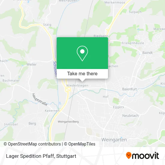 Lager Spedition Pfaff map