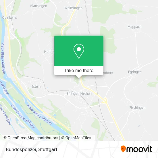 Bundespolizei map