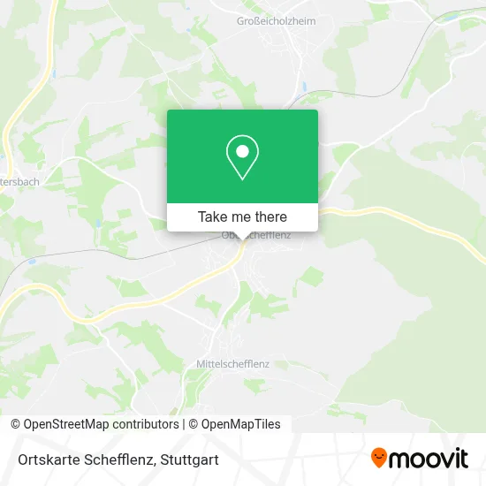 Ortskarte Schefflenz map