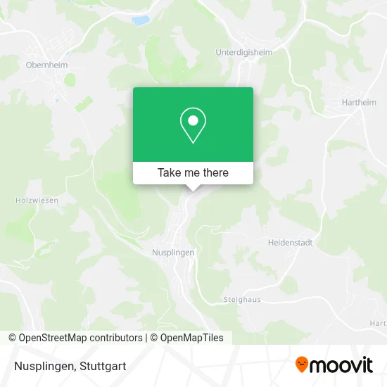 Nusplingen map