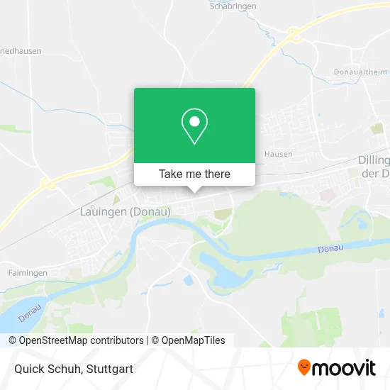 Quick Schuh map
