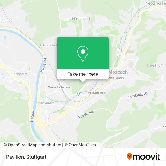 Pavilion map
