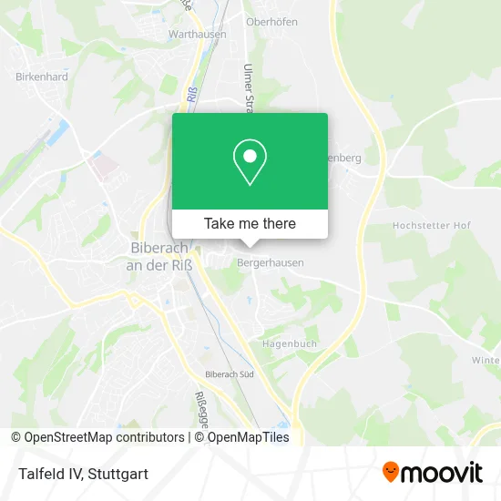 Talfeld IV map