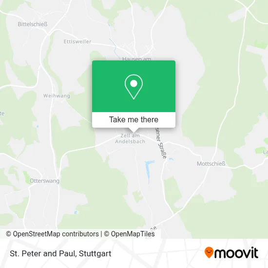 St. Peter Und Paul map