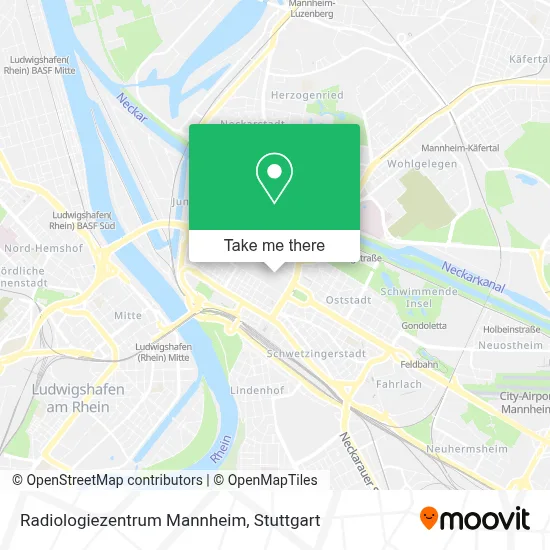 Radiologiezentrum Mannheim map