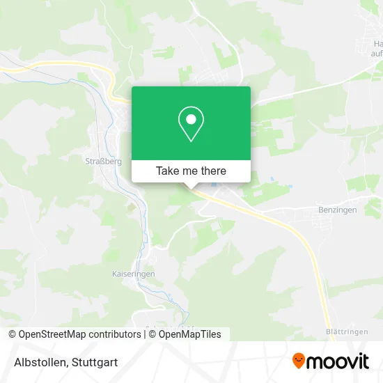 Albstollen map