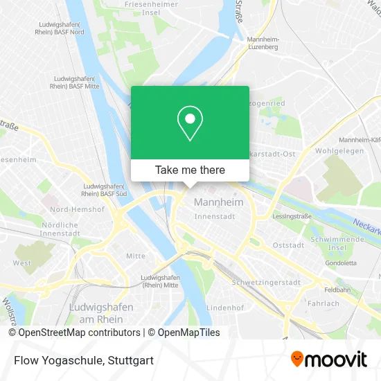 Flow Yogaschule map