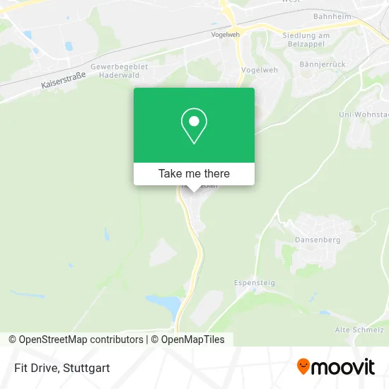 Fit Drive map
