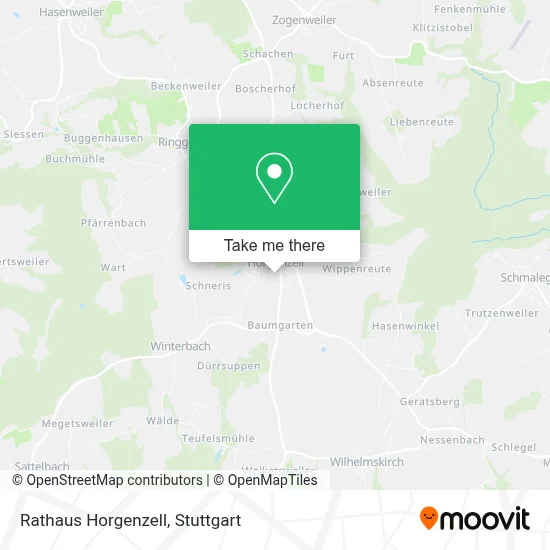 Rathaus Horgenzell map