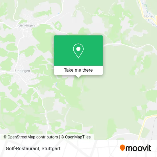 Golf-Restaurant map