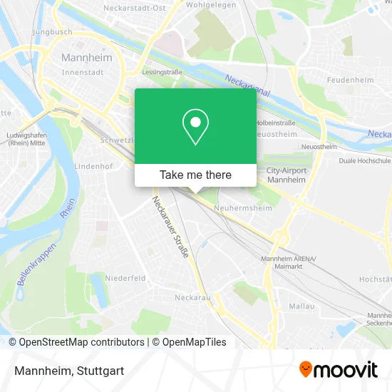 Mannheim map