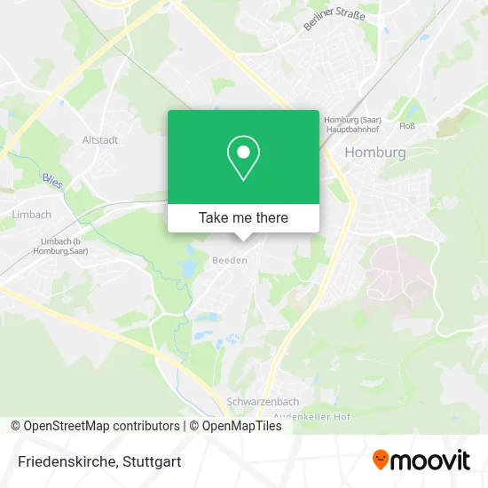 Friedenskirche map