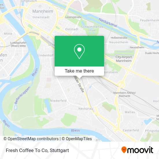 Fresh Coffee To Co map