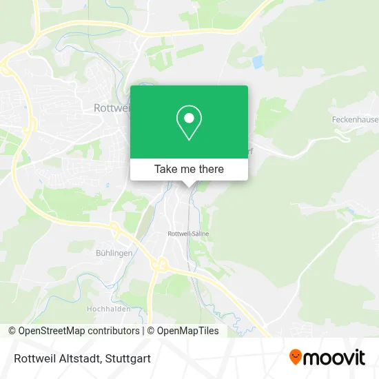 Rottweil Altstadt map