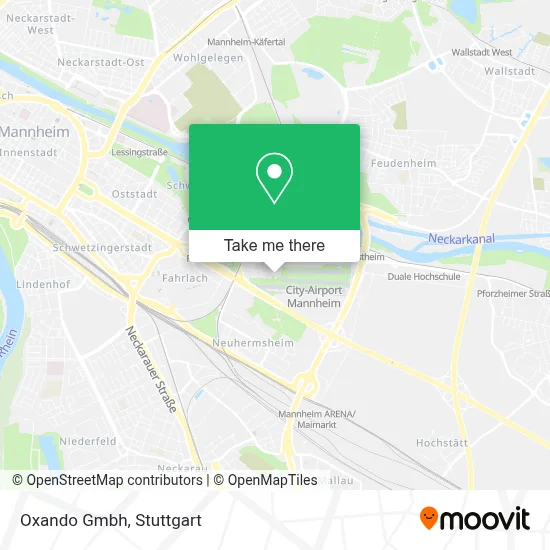 Oxando Gmbh map