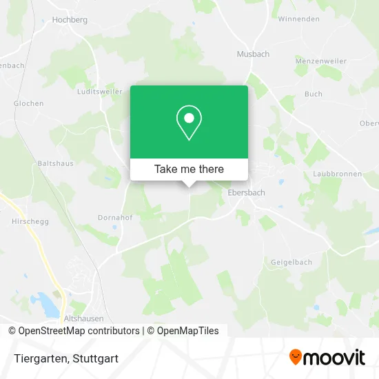 Tiergarten map