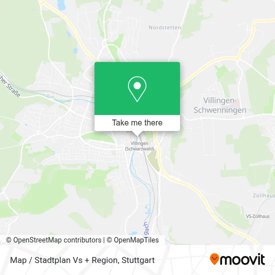 Map / Stadtplan Vs + Region map